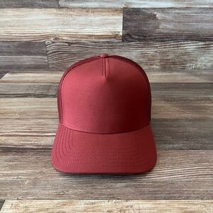 Deep Red Trucker Hat